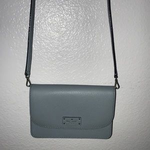 Light blue Kate Spade crossbody purse